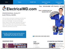 Tablet Screenshot of elecmd.com